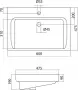 Фото Тумба с раковиной Misty Селена 60 (П-Сел01060-01Пр+1WH302082)