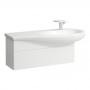Фото Laufen Alessi One Тумба подвесная под раковину 814974, 995х320х340мм, с 1 ящиком, цвет: белый матовый