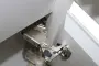 Фото Пенал подвесной Azario Velluto белый (CS00088605)