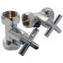 Фото ВЕНТИЛЬ ЗАПОРНЫЙ ПРЯМОЙ КРЕСТ  3/4" x 1"  г/г  SMT8730SCH0510/2