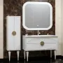 Фото Тумба Opadiris Ибица 90 Z0000013839 белый глянец/золото