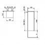 Фото Laufen Case for palace Средний шкаф 35x33.5x100см, DX, 2 стеклянные полки, цвет: мультиколор