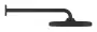 Фото Верхний душ GROHE Tempesta Cube 250, 9,5 л/мин, 1 режим, 380 мм, черный матовый (266872430)