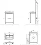Фото Тумба с раковиной BelBagno Ancona-N 60 rovere more напольная (ANCONA-N-600-2C-PIA-RW+EA-600-LVB)