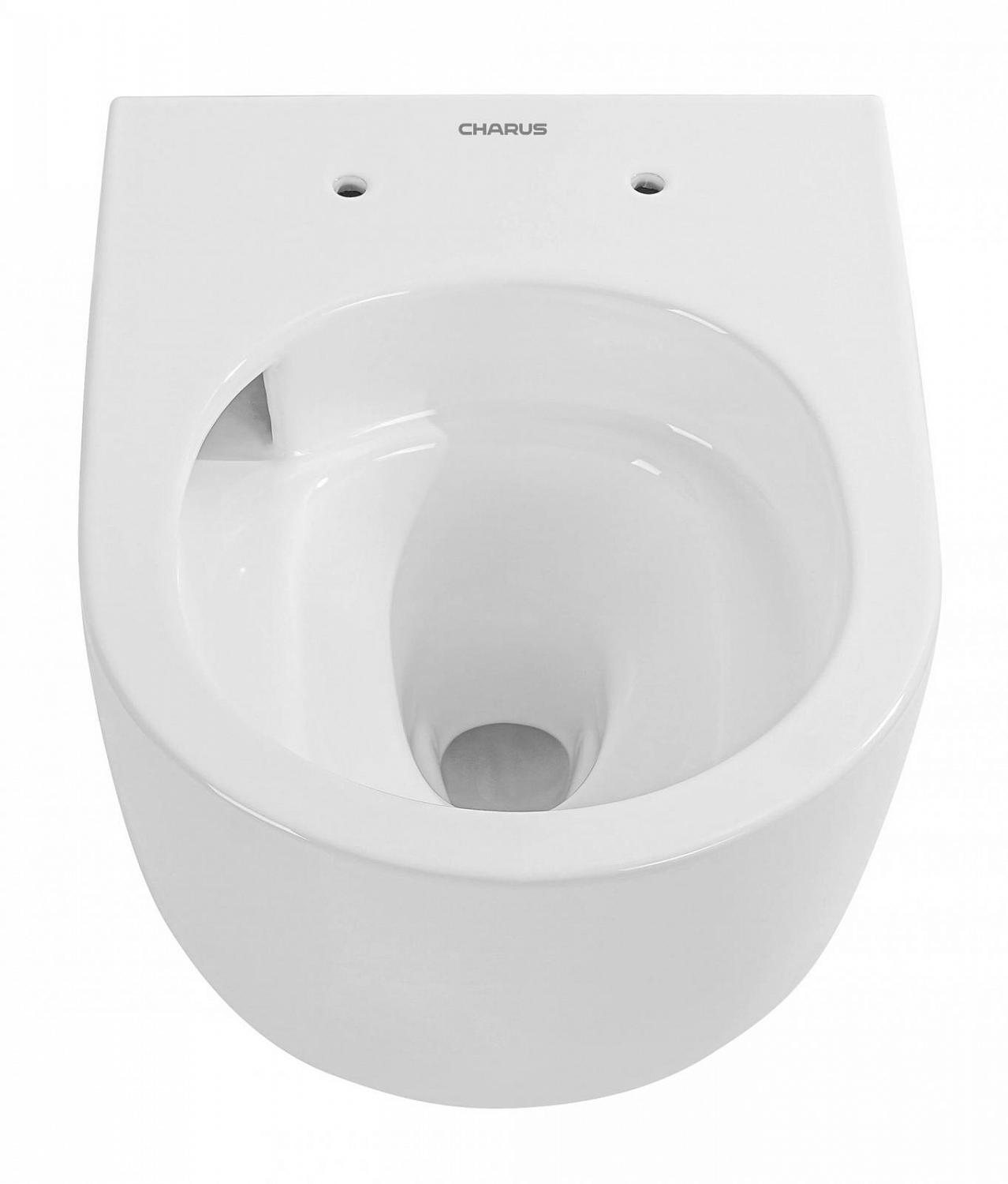 Фото ELMO RIMLESS TORNADO
Безободковый подвесной унитаз EWC700-129B