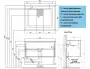 Фото Тумба подвесная с раковиной Акватон Римини 100 см 1A2328K3RN010, белый