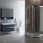 Фото Шкаф-пенал для ванной Aquanet Виго 40 см 00183360 сине-серый