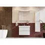 Фото Тумба с раковиной Roca Oleta 80 857640806+3274C500Y подвесная Белый глянец