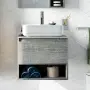 Фото Тумба с раковиной STWORKI Карлстад 60 дуб рошелье, роверелла