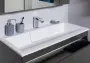 Фото Тумба с раковиной Aquanet Алвита 90 серый антрацит (00240111+00187182)