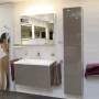 Фото Тумба с раковиной Keuco Royal Reflex трюфель 100 см (34070140000+34071311001)