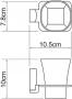 Фото Стакан Wasserkraft Leine White K-5028White