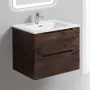 Фото Тумба с раковиной BelBagno Etna 80 rovere moro (ETNA-800-2C-SO-RW-P+BB800ETL)