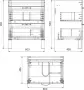 Фото Тумба с раковиной IDDIS Oxford 60, напольная, белая (OXF60W0i95+0136000i28)