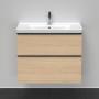 Фото Тумбочка подвесная Duravit D-Neo 4355 78.4x45.2 см для раковины D-Neo 236780 натуральный дуб
