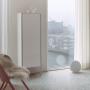 Фото Duravit XViu Шкаф подвесной 50x36x177см с 3 стеклянными полками, 1 дверь, (петли слева), цвет: champagne matt/white high gloss