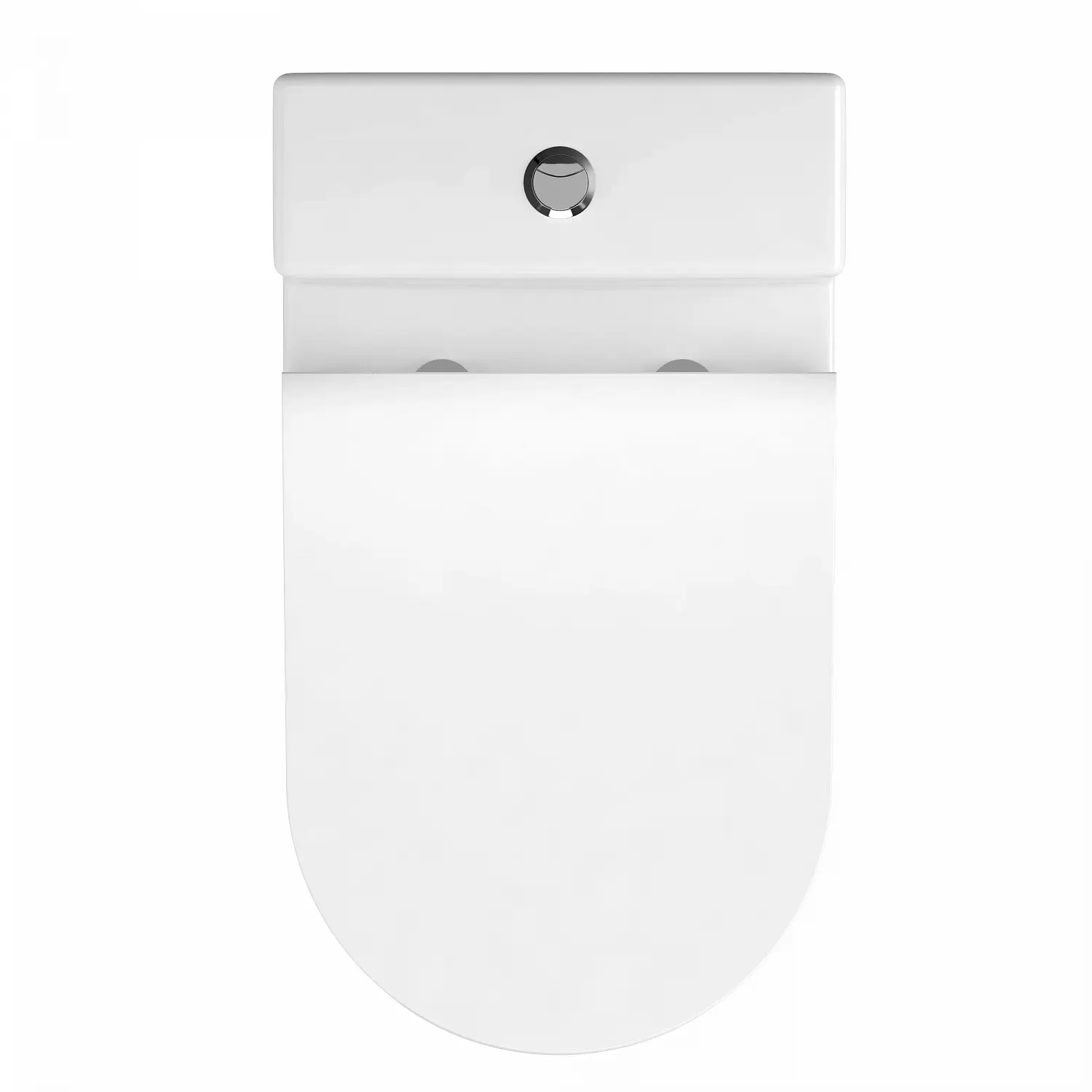 Фото Унитаз-компакт Cersanit Street fusion NEW CLEAN ON 011 3/5, с кр.дюропл. slim, lifting, Сорт1 фарфор прямоугольная (S-KO-SFU011-3/5-COn-S-DL-w)