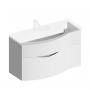Фото Kerama Marazzi RV.100Lh\WHT.M Тумба Riva/Рива 100 см левая, белая матовая