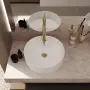 Фото Aqueduto CANO Смеситель для раковины M, шлифованное золото