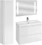 Фото Тумба с раковиной Cersanit Moduo slim 80 (SB-SZ-MOD-MO80Sl/Wh+S-UM-MOD80SL/1)