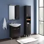 Фото Шкаф-пенал для ванной Aquanet Донна 35 см 00168940 венге