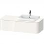 Фото Duravit Happy D.2 Plus Тумба подвесная  354x1300x550мм 1 ящик, DX, цвет: белый глянцевый