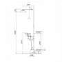 Фото Аварийный душ с раковиной для промывки глаз Nofer SC710SS
