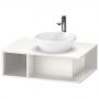 Фото Duravit D-Neo Тумбочка подвесная компакт, 260x800x550 мм, 1 открытое отделение на левой стороне, цвет: белый высокоглянцевый