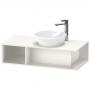 Фото Duravit D-Neo Тумбочка подвесная компакт, 260x1000x480 мм, 1 открытое отделение на левой стороне, цвет: белый высокоглянцевый