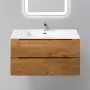 Фото Тумба с раковиной BelBagno Etna 90 rovere nature (ETNA-900-2C-SO-RN-P+BB900ETL)