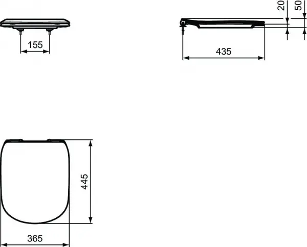 Фото Комплект 3 в 1 Ideal Standard V0006D