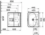 Фото Тумба с раковиной VitrA Nest Trendy 60 56144