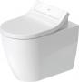 Фото Duravit ME by Starck SensoWash Унитаз напольный 60х37см, пристенный вариант, включая крепление, сток горизонтальный, с сиденьем