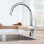 Фото 32917000 Minta Смеситель для кухонной мойки с C-изливом, хром
