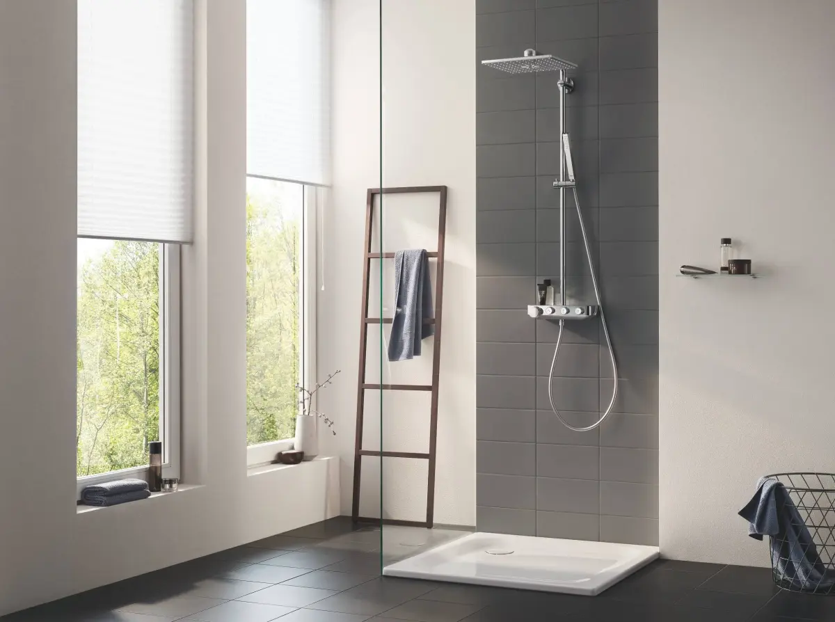 Фото 26508000 Euphoria SmartControl 310 DUO Cube Душевая система с термостатом, хром