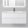 Фото Тумба под раковину BelBagno Luxury 100 см LUXURY-1050-2C-SO-BL-P Bianco Lucido