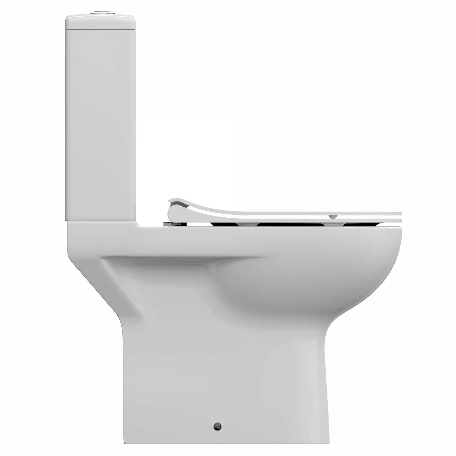 Фото Унитаз-компакт Cersanit Street fusion NEW CLEAN ON 011 3/5, с кр.дюропл. slim, lifting, Сорт1 фарфор прямоугольная (S-KO-SFU011-3/5-COn-S-DL-w)