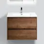 Фото Тумба с раковиной BelBagno Kraft 60 rovere tabacco (KRAFT-600-2C-SO-RT+BB600ETL)