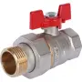 Фото Шаровой кран ROMMER (RBV-0005-0510225) с американкой 1 ВН/НР, ручка бабочка