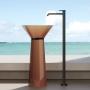 Фото Dea Design Pedestal Basin Раковина напольная d48хh90см, цвет: brown copper