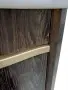 Фото Тумба под раковину Misty Агата 100 напольная орех золотая патина (П-Агт01100-5074)