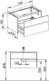 Фото Комплект мебели Keuco Royal Reflex 80 белая (34060210000+34061318001+14296002500)