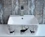 Фото Накладная раковина Bronze de Luxe Black Deer (1060BD)