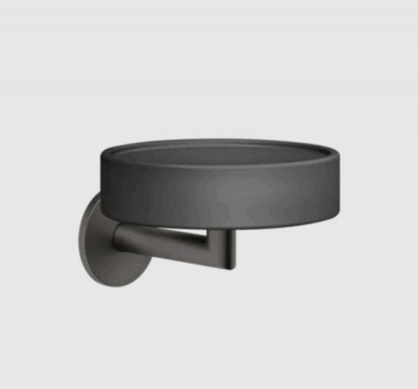 Фото Мыльница, Gessi, шгв 115*127*80, цвет-чёрный/Black Metal Brushed PVD (старый арт. 63602/707)