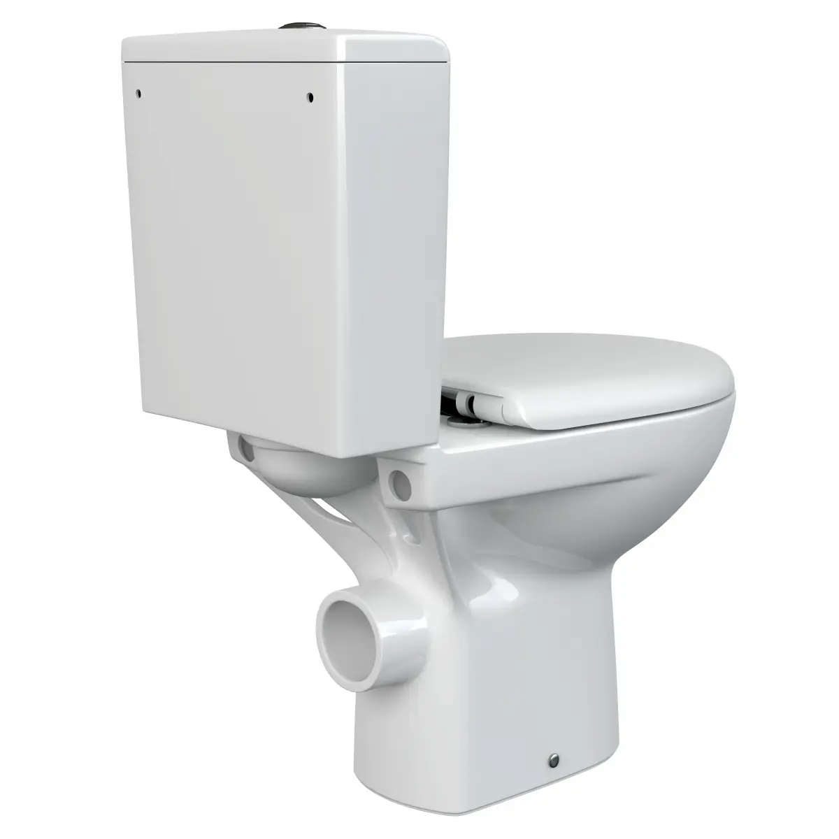 Фото Унитаз-компакт Cersanit Nature NEW CLEAN ON 011 3/5, с кр.дюропл., lifting, easy-off, белый, Сорт1 фарфор овальная (S-KO-NTR011-3/5-COn-DL-w)