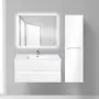 Фото Тумба с раковиной BelBagno Etna 100 bianco lucido (ETNA-1000-2C-SO-BL-P+BB1000ETL)