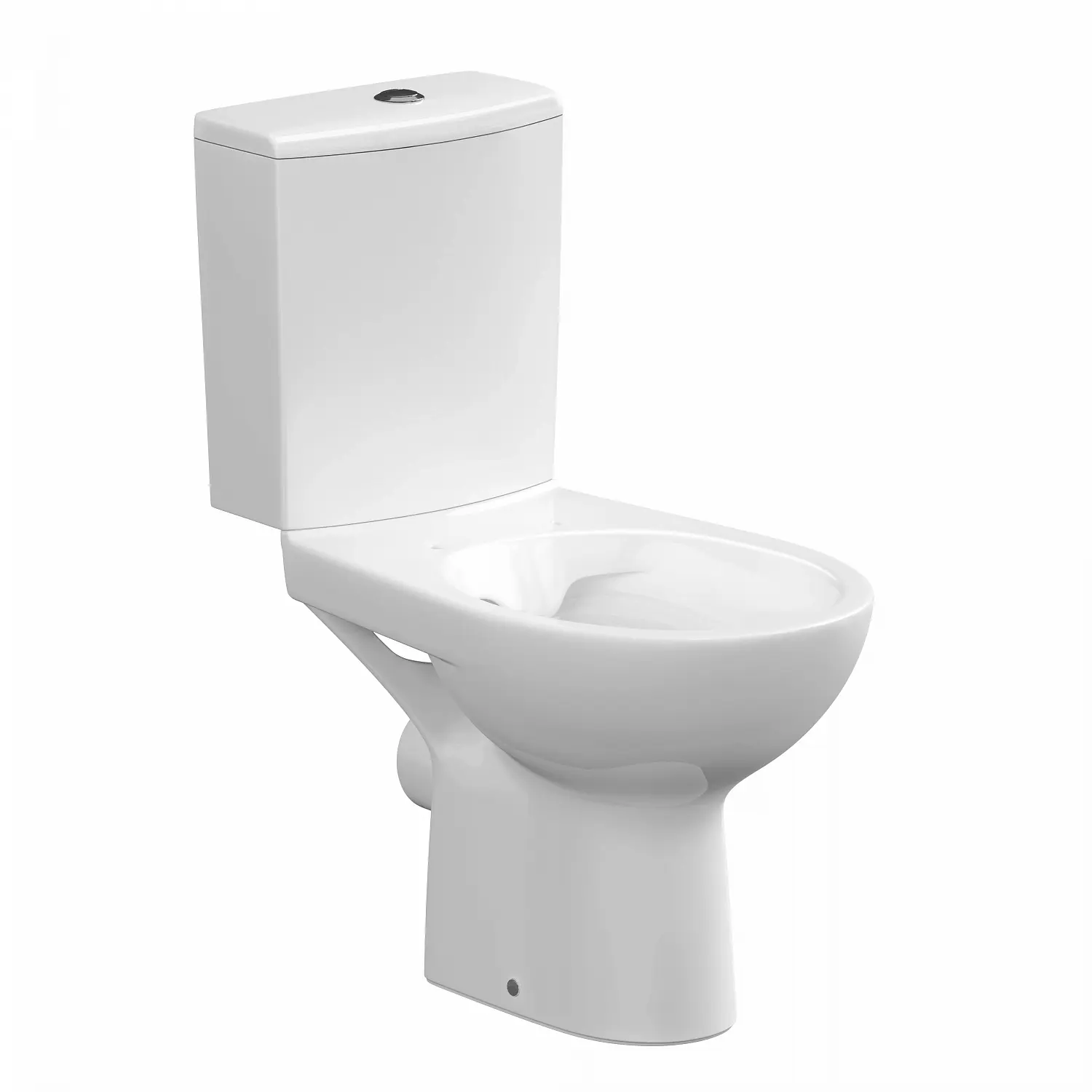 Фото Унитаз-компакт Cersanit Nature NEW CLEAN ON 011 3/5, с кр.дюропл., lifting, easy-off, белый, Сорт1 фарфор овальная (S-KO-NTR011-3/5-COn-DL-w)