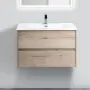 Фото Тумба с раковиной BelBagno Kraft 90 rovere galifax bianco (KRAFT-900-2C-SO-RGB+BB900ETL)