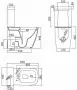 Фото Унитаз-компакт BelBagno Alpina BB0159CPR+BB0159T+BB0159SC