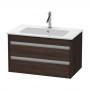 Фото Duravit Ketho База под раковину ,для ME by Starck, 2 выдв.ящик480x800x475мм, цвет каштан темный